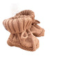 Gebreide babyslofjes - Bruin - B2B - Incl Btw