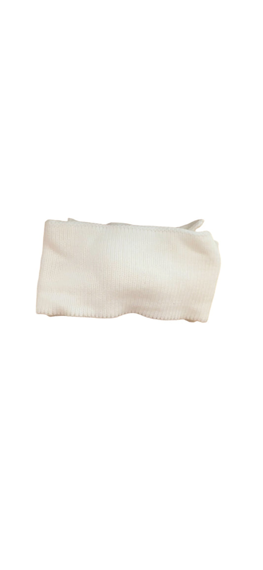 Gebreide babyhaarband – Wit - B2B - Incl Btw