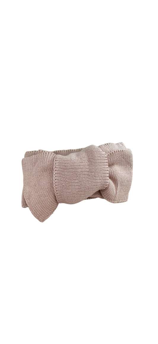 Gebreide babyhaarband – Bruin - B2B - Incl Btw