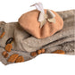 Pieten baret - Luxe strik- bruin