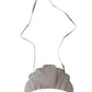 Croissant schoudertasje – beige