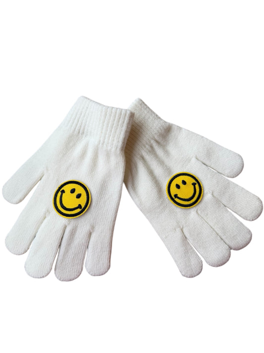 Kinderhandschoenen Smiley - Wit