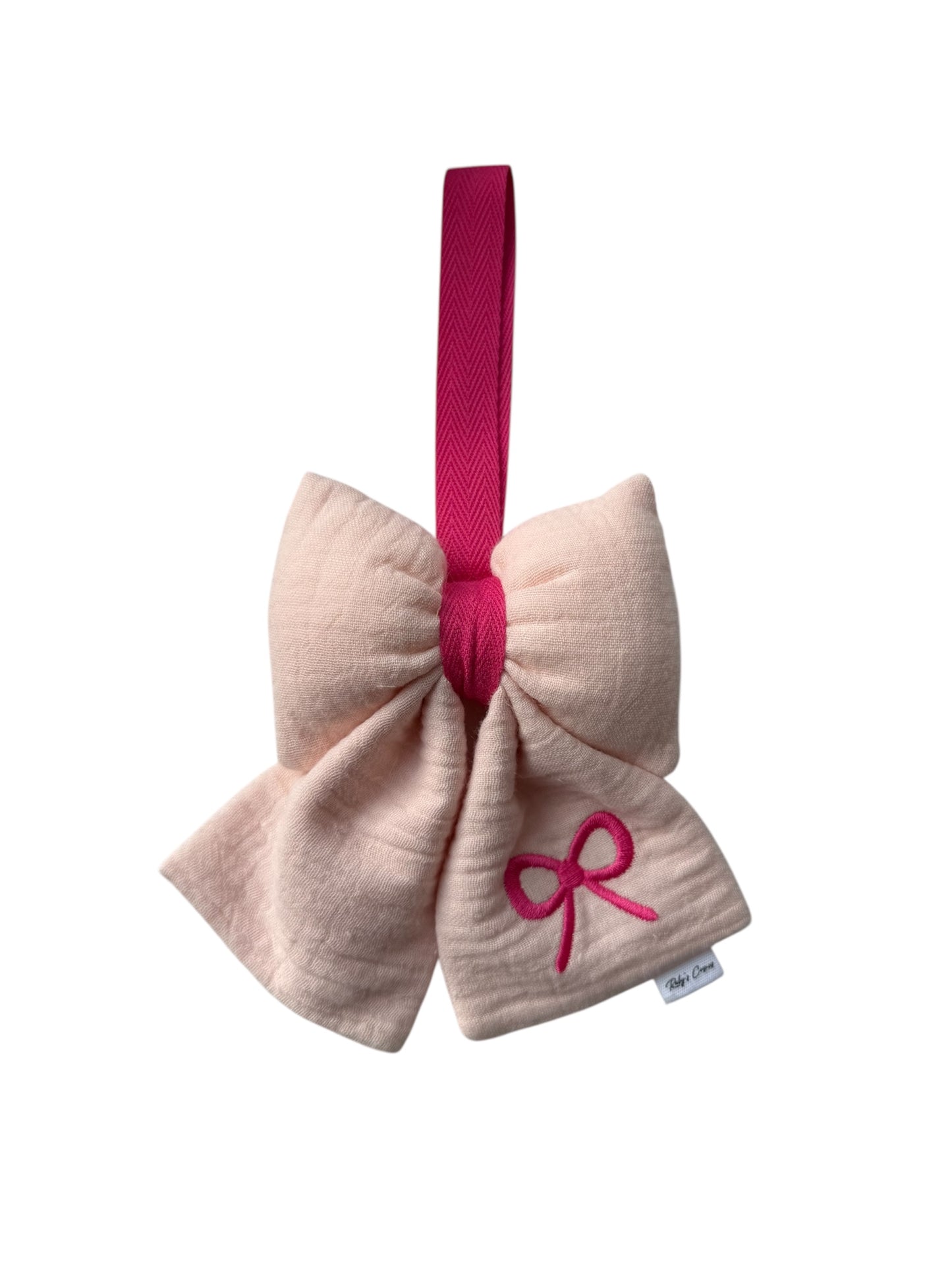 Strik Speendoekje Accessoire - Mouseline - Licht Roze - B2B - Incl Btw
