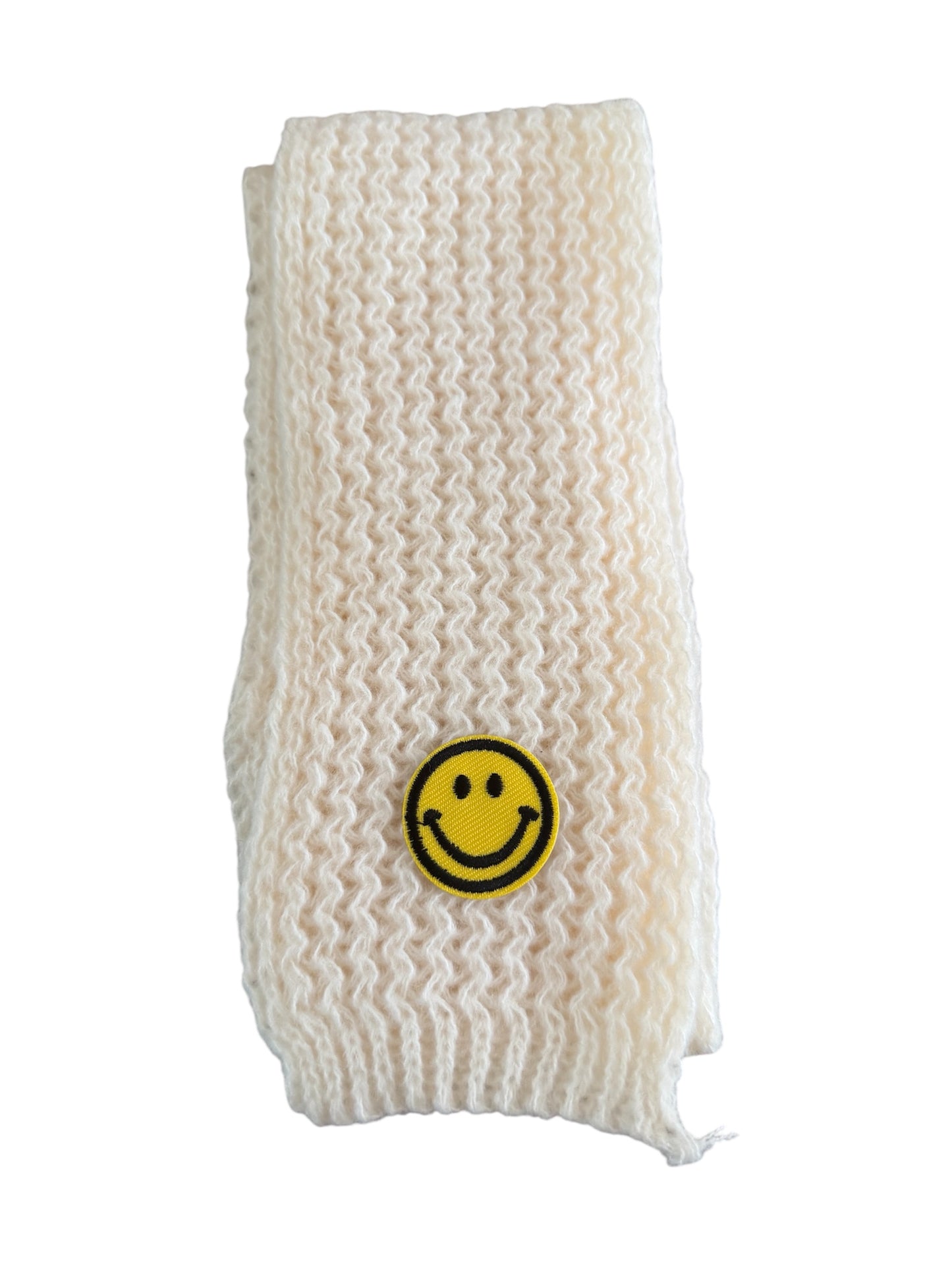 Kinder Sjaal Smiley – Crème