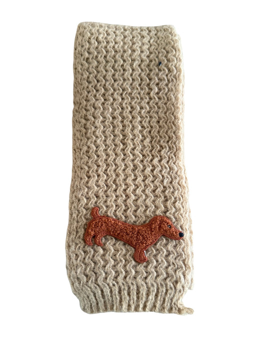 Kinder Sjaal - Teckel - Bruin - B2B - Incl Btw