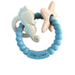 Siliconen bijtring – Zeepaardje- Blauw