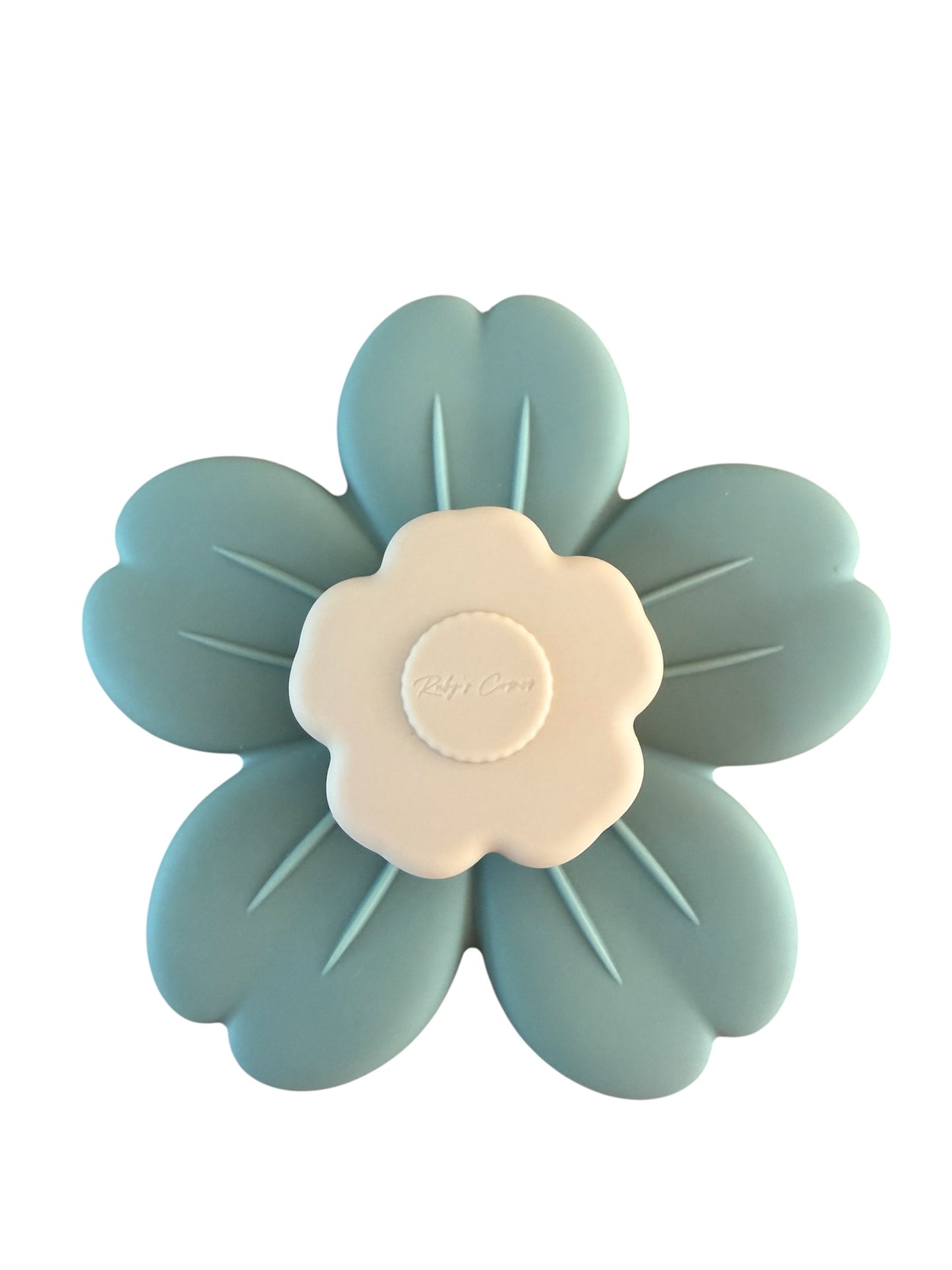 Siliconen bad spinner – Bloem - Groen