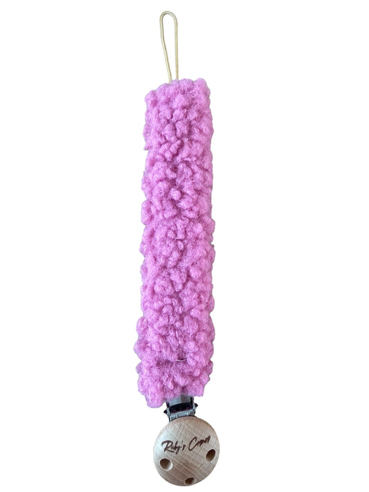 Speenkoord Teddy - Roze