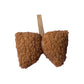 Strikkussentje – Speendoekje Accessoire - Teddy - Bruin