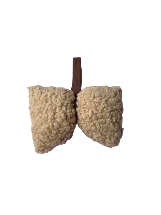 Strikkussentje – Speendoekje Accessoire - Teddy - Beige