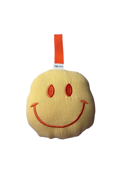 Smiley Speendoekje Accessoire - Mousline - B2B - Geel / Oranje - Incl Btw