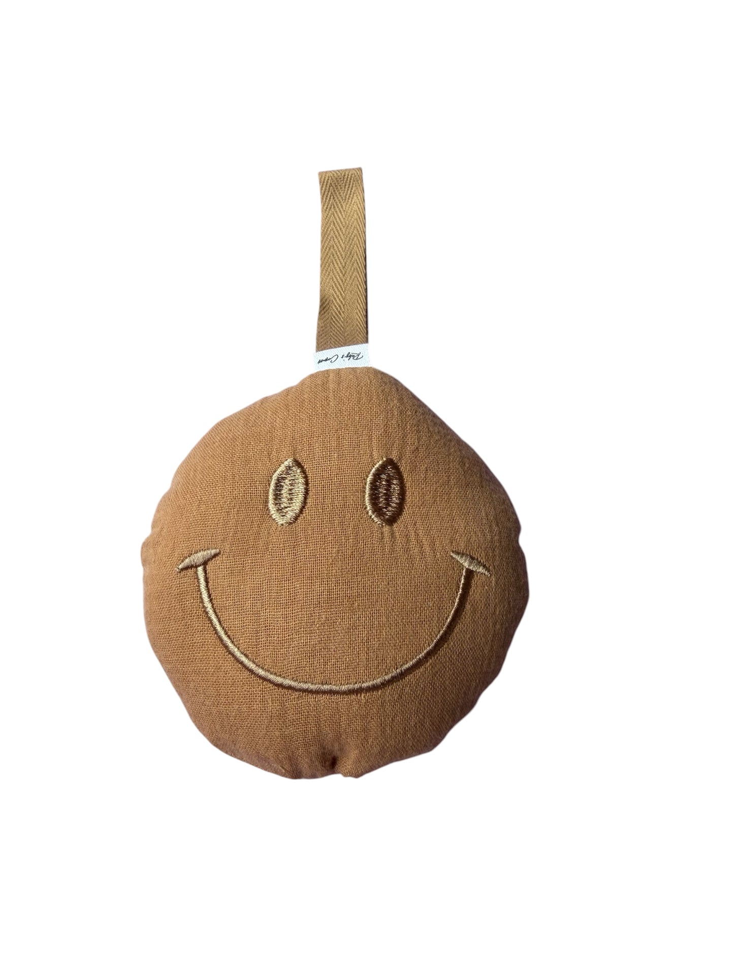 Smiley Speendoekje Accessoire - Mousline - Bruin