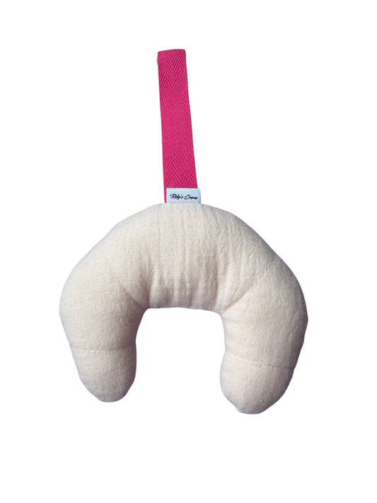 Croissant Speendoekje Accessoire - Mousseline - Licht Roze