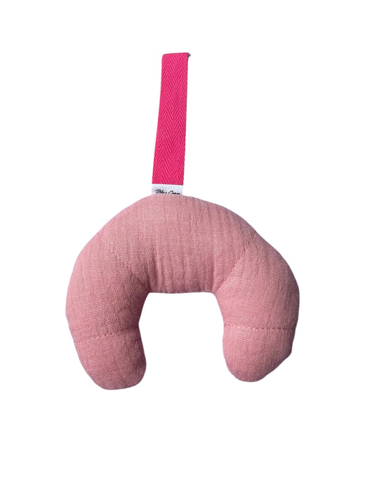 Croissant Speendoekje Accessoire - Mousseline - Roze