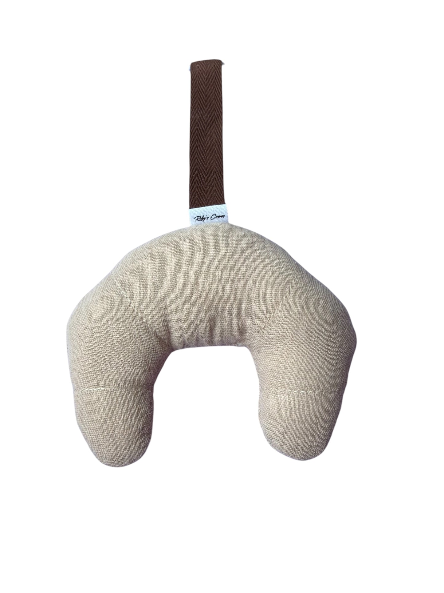 Croissant Speendoekje Accessoire - Mousseline - B2B - Beige - Incl Btw