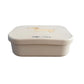 Siliconen broodtrommel – Teckel - Beige