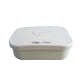 Siliconen broodtrommel – Croissant- Beige