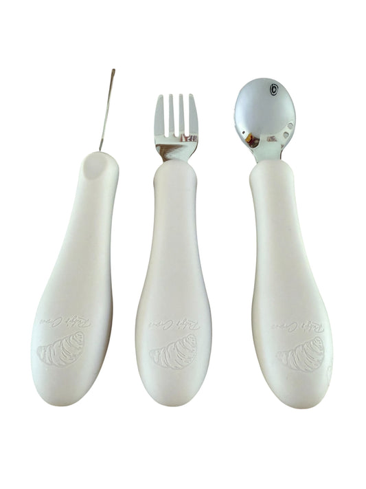 Kinderbestek set 3-delig – Beige