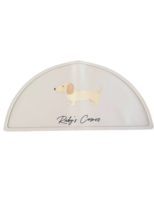 Siliconen placemat – Beige – Teckel
