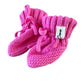 Gebreide babyslofjes – Roze