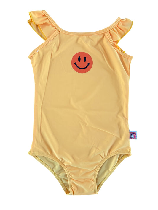Smiley Oranje Badpak - Geel/Oranje