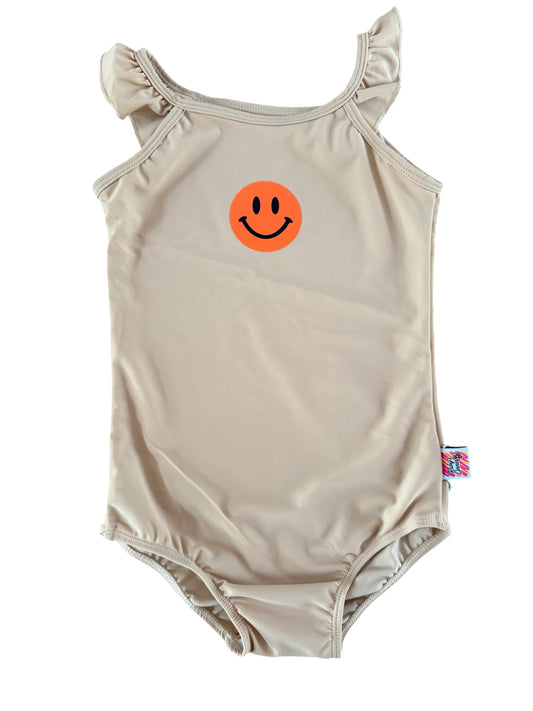 Smiley Oranje Badpak - Bruin