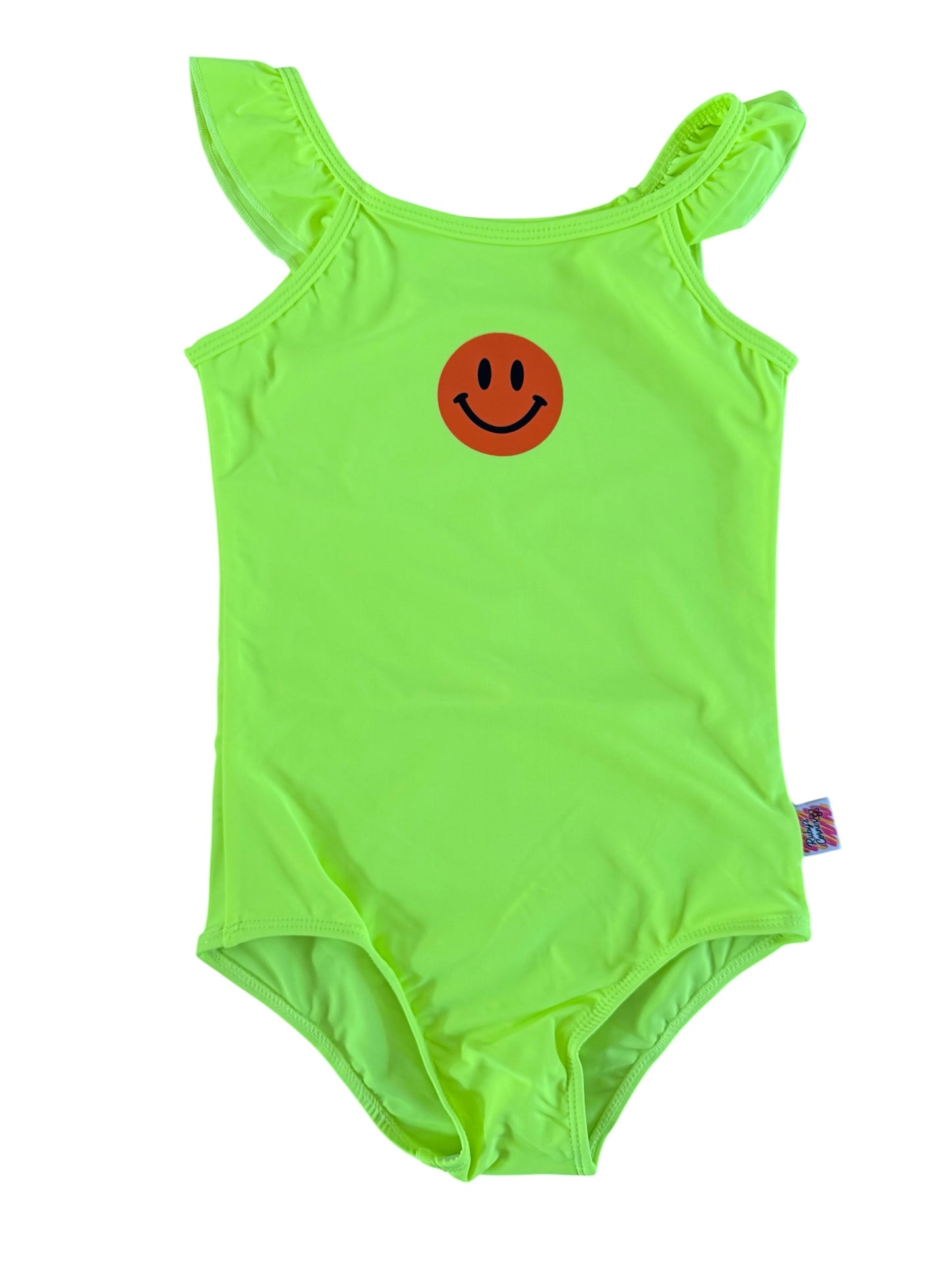 Smiley Oranje Badpak - Neon Geel