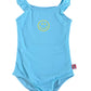 Smiley Geel Badpak - Blauw