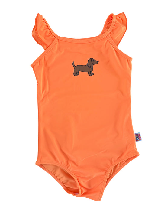 Teckel Badpak - Oranje