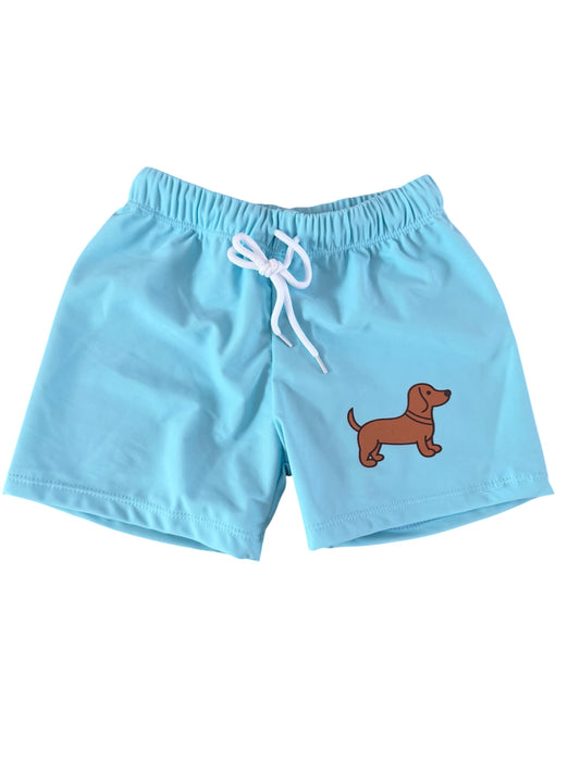 Zwembroek Teckel - Blauw