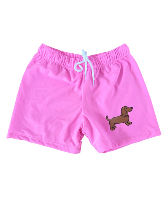 Zwembroek Teckel - Roze