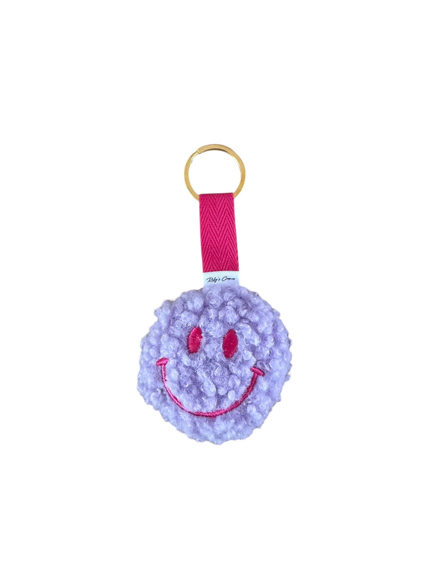 Sleutelhanger Smiley - Teddy - Lilla