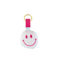 Sleutelhanger Smiley - Mousseline - Licht Roze