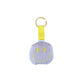 Sleutelhanger Smiley - Mousseline - Lilla
