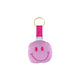 Sleutelhanger Smiley - Mousseline - Roze