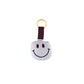 Sleutelhanger Smiley - Mousseline - Bruin
