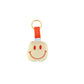 Sleutelhanger Smiley - Mousseline - Geel/Oranje