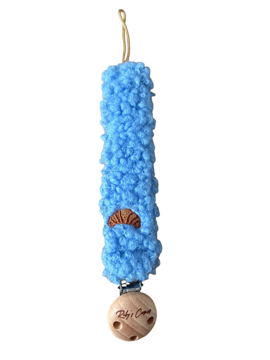 Speenkoord Teddy - Croissant - Blauw