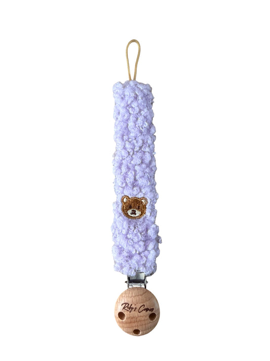 Speenkoord Teddy - Beer - Lilla