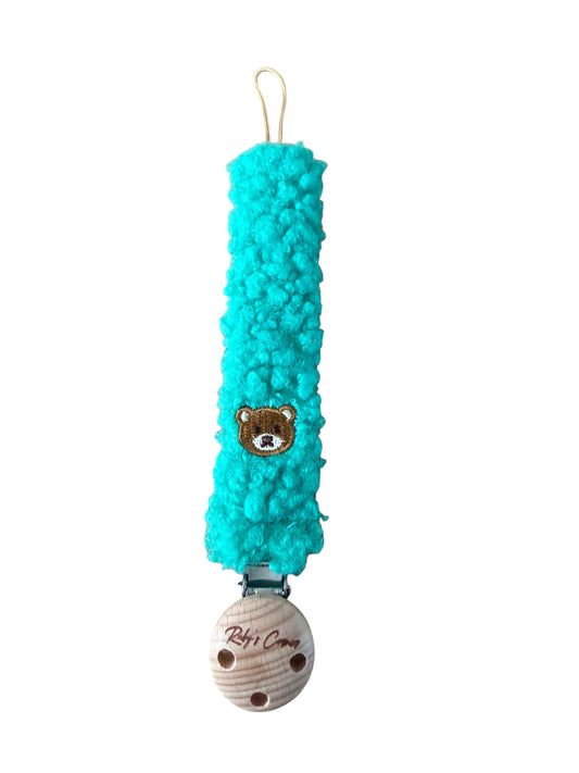 Speenkoord Teddy - Beer - Groen