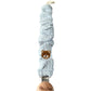 Speenkoord Mousseline - Beer - Ice Blauw