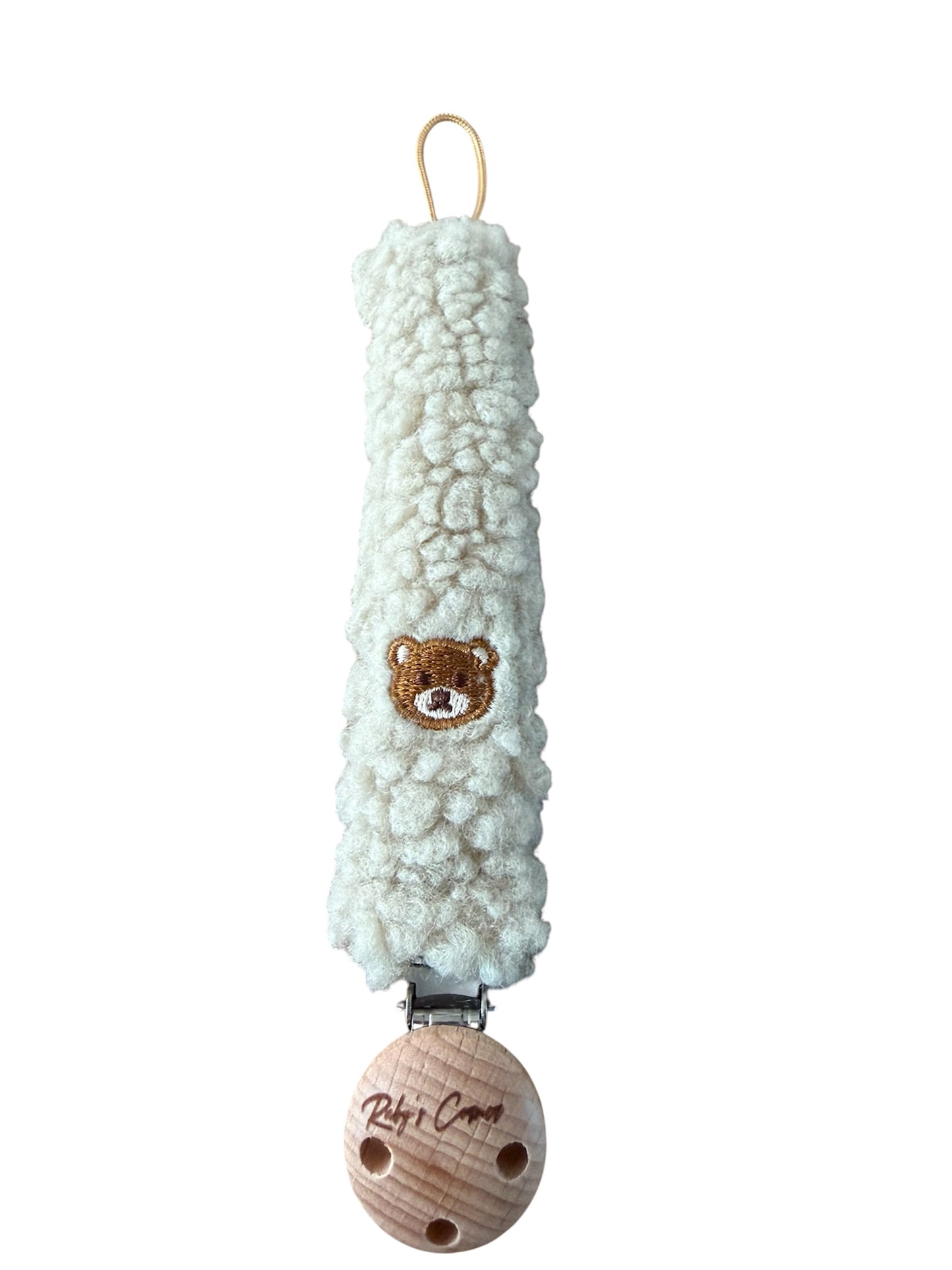 Speenkoord Teddy - Beer - Beige
