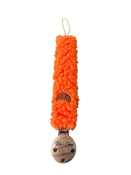 Speenkoord Teddy - Croissant - Oranje
