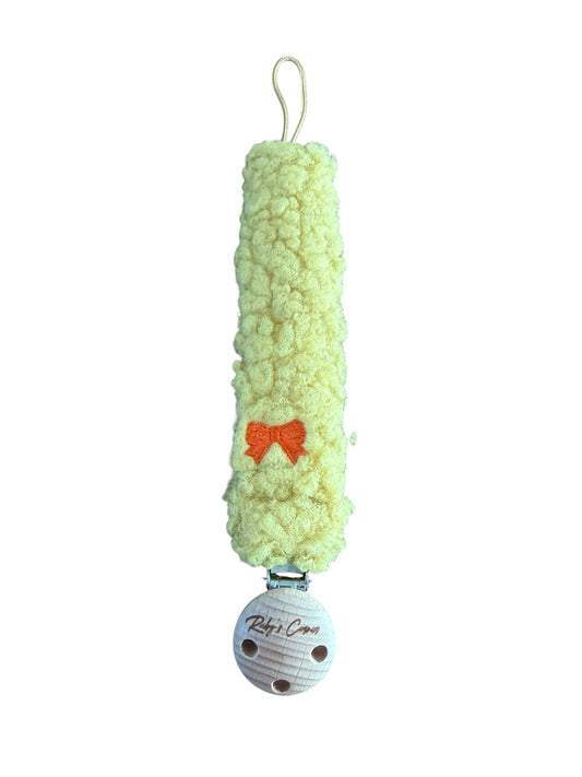 Speenkoord Teddy - Strik - Geel