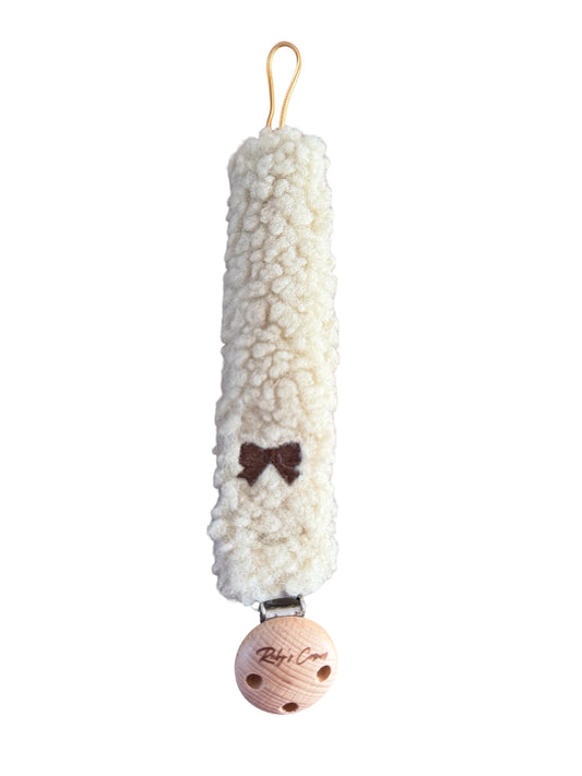 Speenkoord Teddy - Strik - Beige