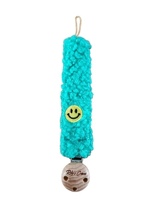 Speenkoord Teddy - Smiley - Groen