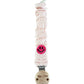 Speenkoord Mousseline - Smiley - Licht Roze