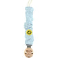 Speenkoord Mousseline - Smiley - Ice Blauw