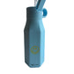 Siliconen drinkfles – Smiley - Blauw