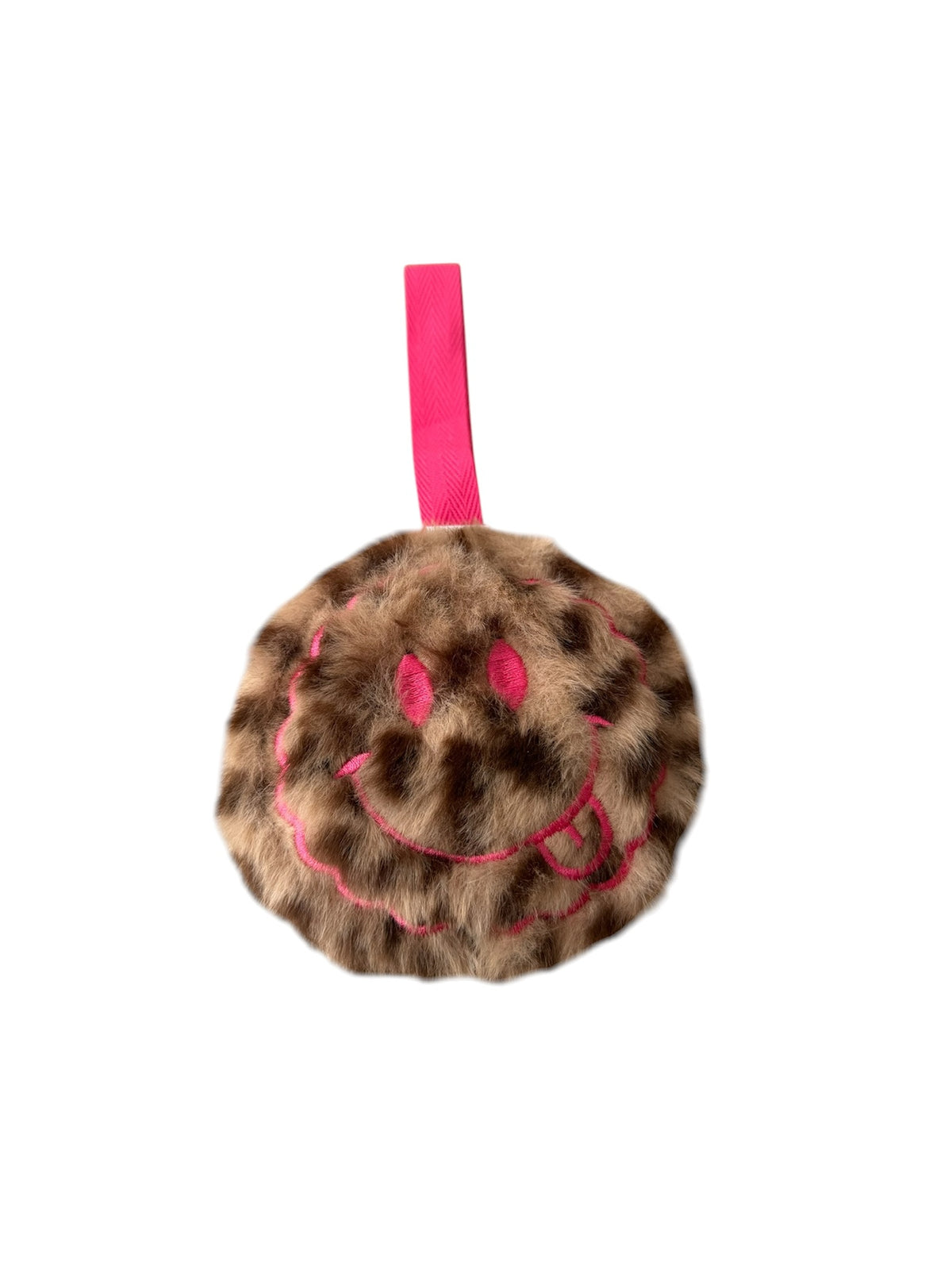 Smiley speendoekje accessoire - Panter / Roze